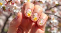 spring floral nail designs