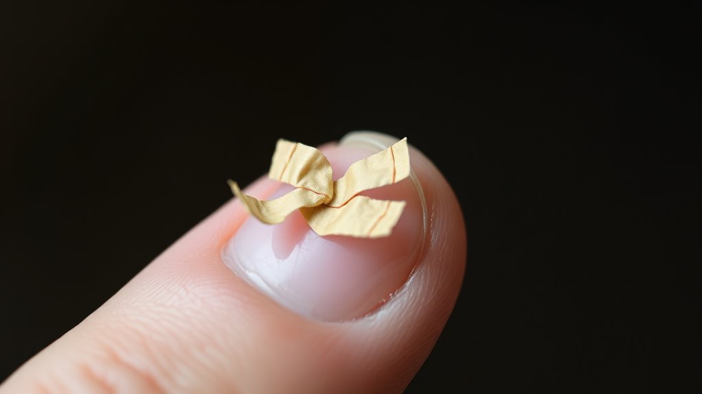 tea bag nail repair technique