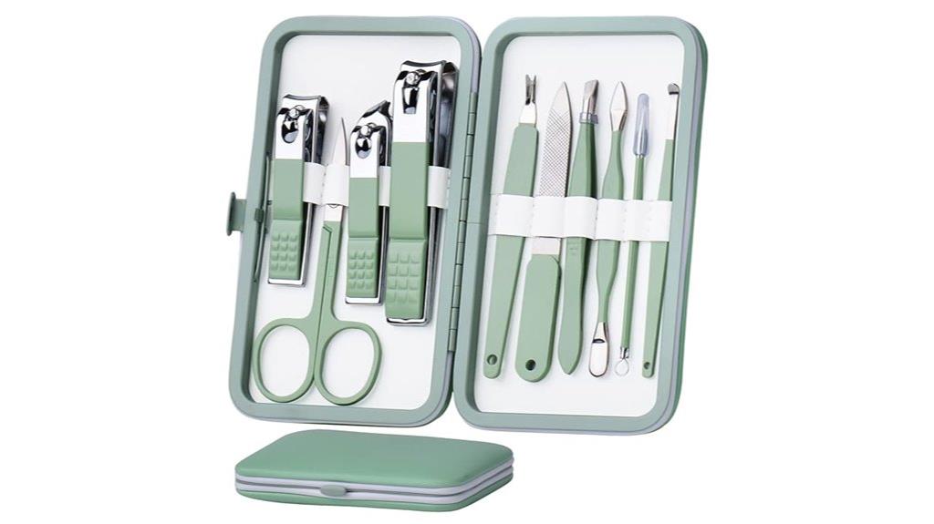 ten piece stainless manicure