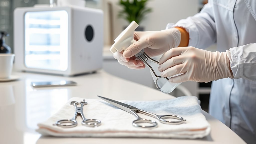 thorough equipment sanitization practices