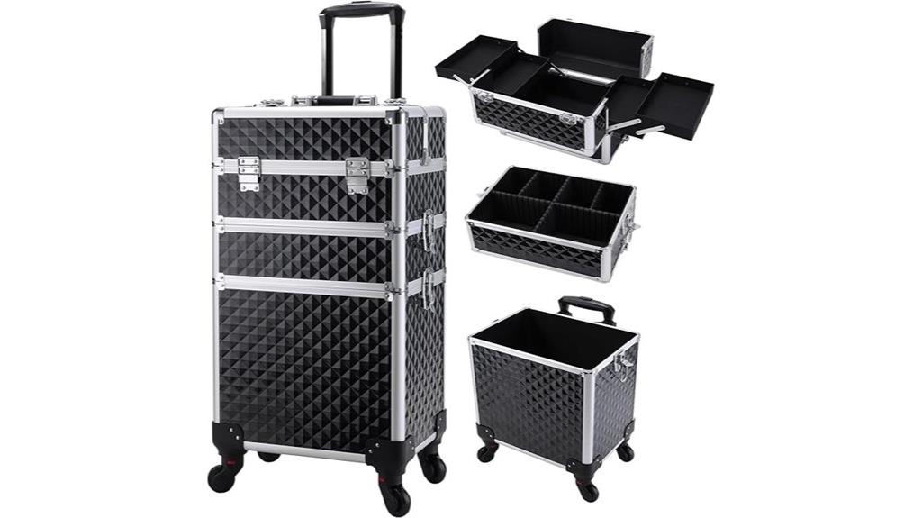 three in one makeup case