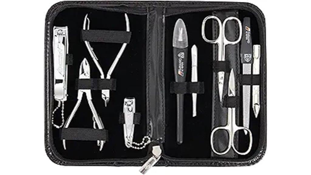 three sword grooming kit