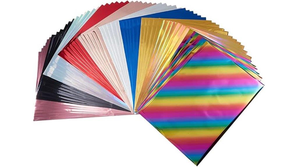 toner reactive foil sheets