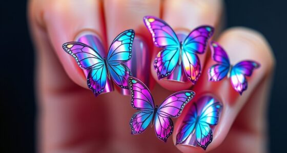 top 15 holographic butterfly nail stickers