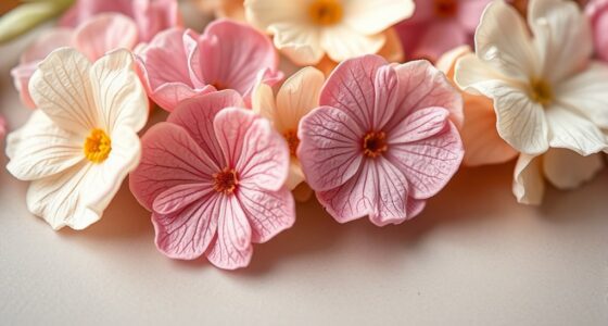top dried flower nail decals
