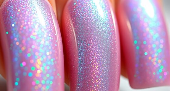 top holographic nail coats