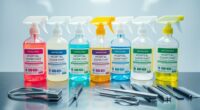 top hospital disinfectants for nails
