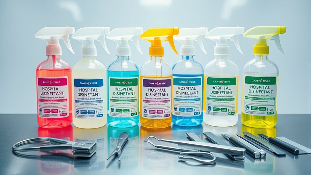top hospital disinfectants for nails