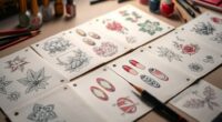 top nail art sketch pads