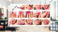 top nail art wall charts