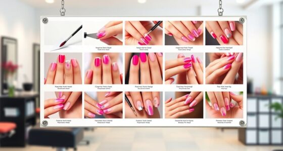 top nail art wall charts