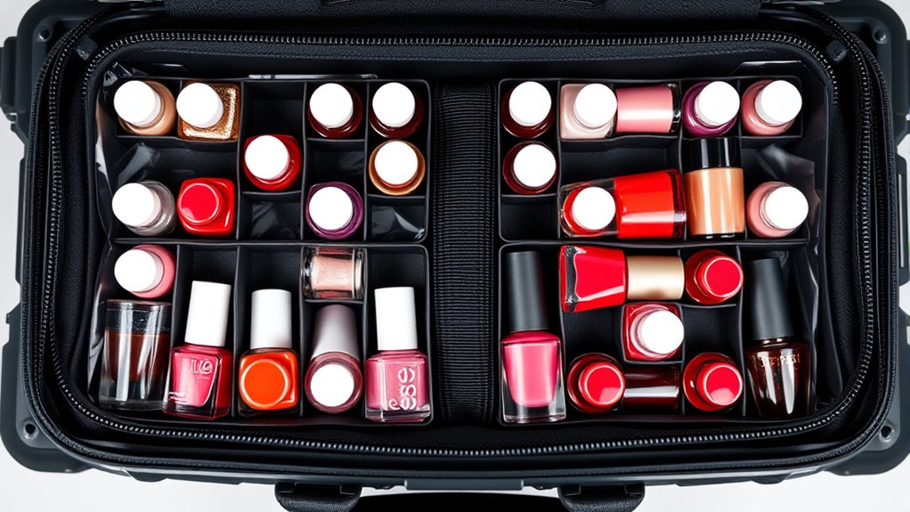 top nail polish travel organizers