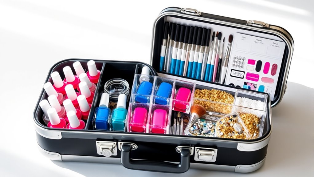 top portable nail art cases