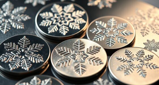 top snowflake nail stamping plates