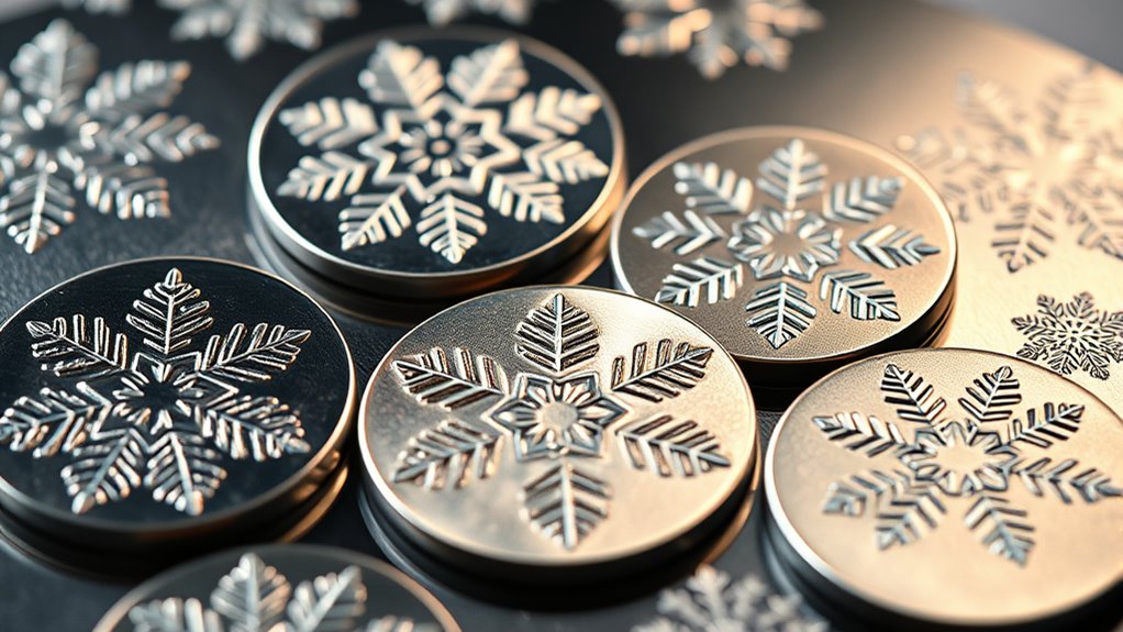 top snowflake nail stamping plates