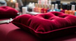 top velvet nail support pillows