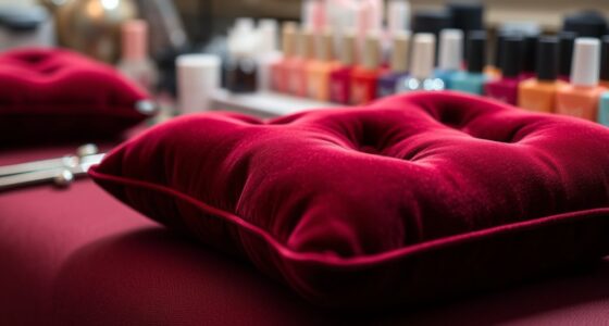 top velvet nail support pillows