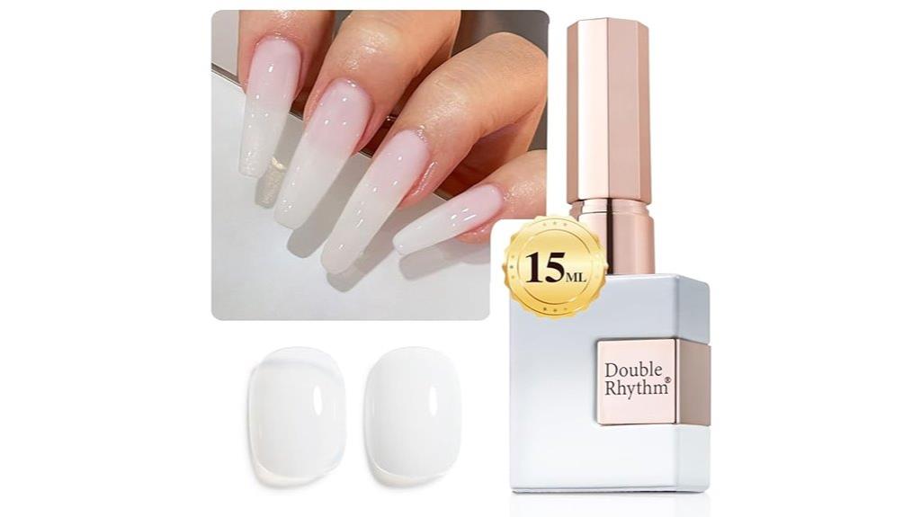 translucent milky white gel