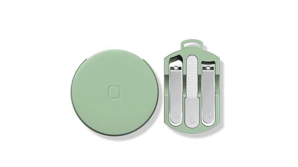 travel friendly stainless steel manicure