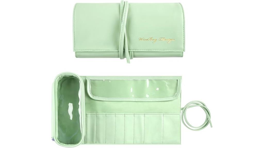 travel makeup brush organizer