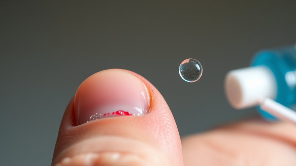 treating a cut cuticle