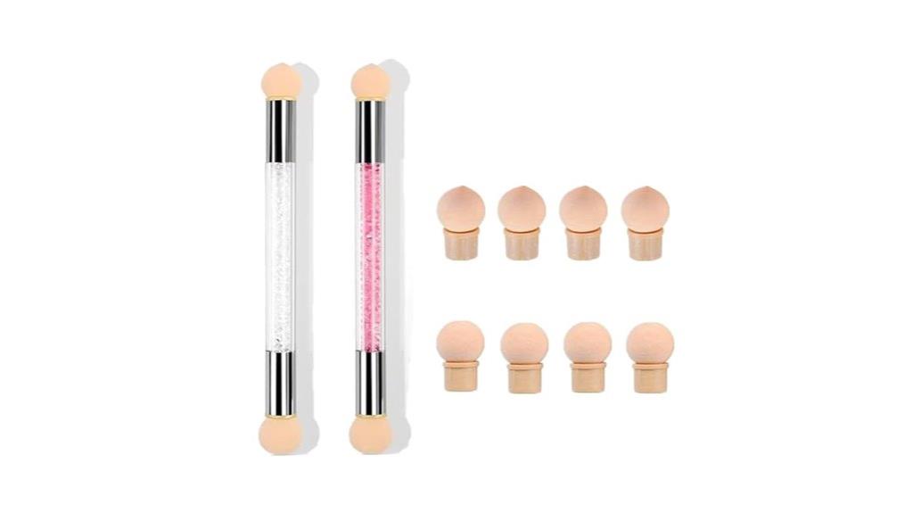 uv gel nail art sponges