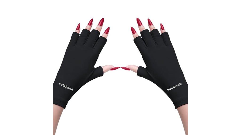 uv gel nail gloves