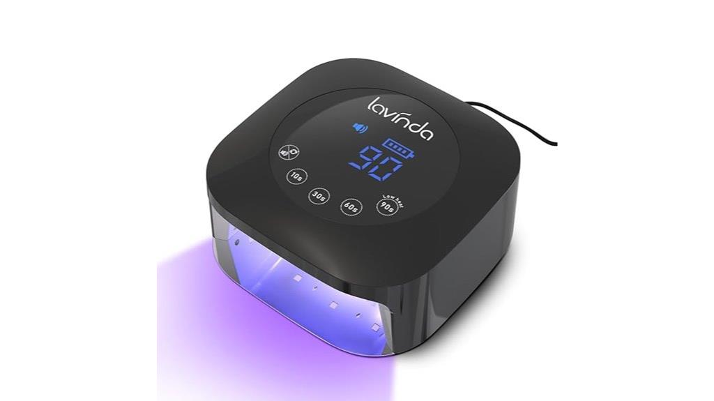 uv nail lamp with sensor