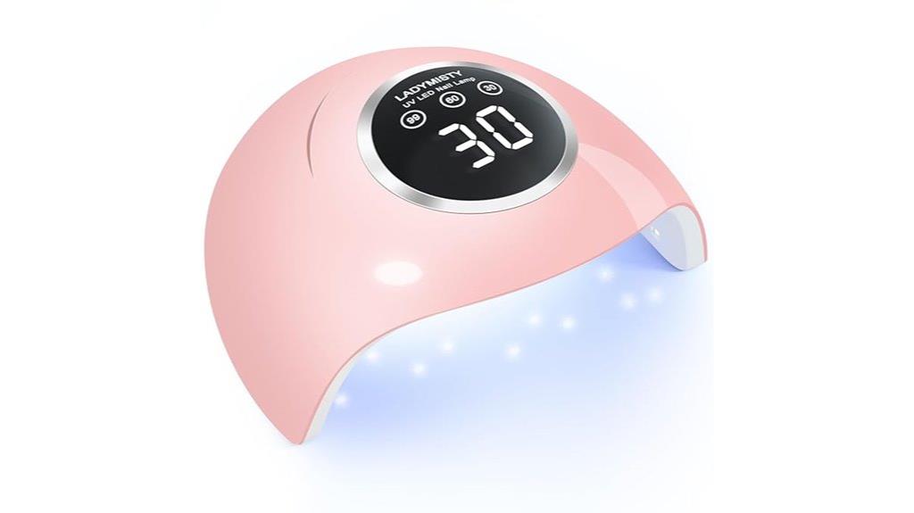 uv nail lamp with touch