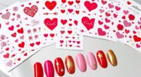 valentine s nail sticker packs