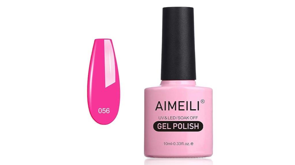 vegan hot pink polish