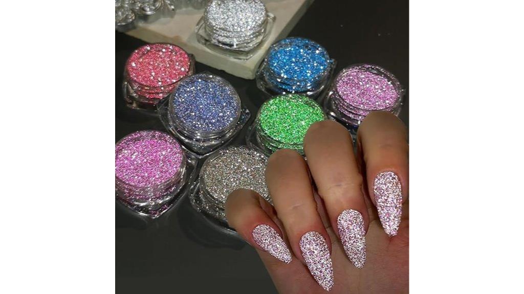 vibrant reflective glitter collection