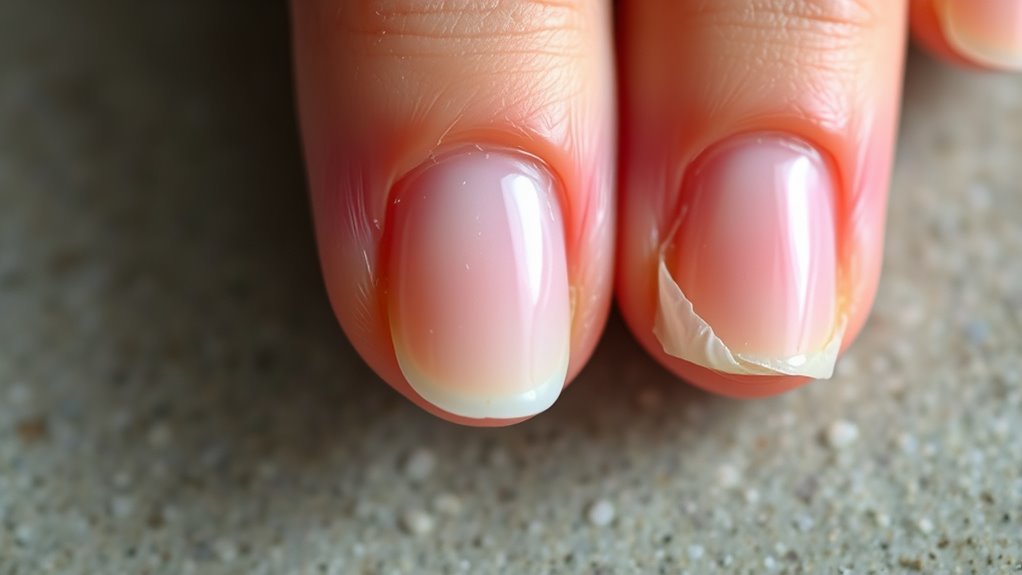 water weakens nail strength