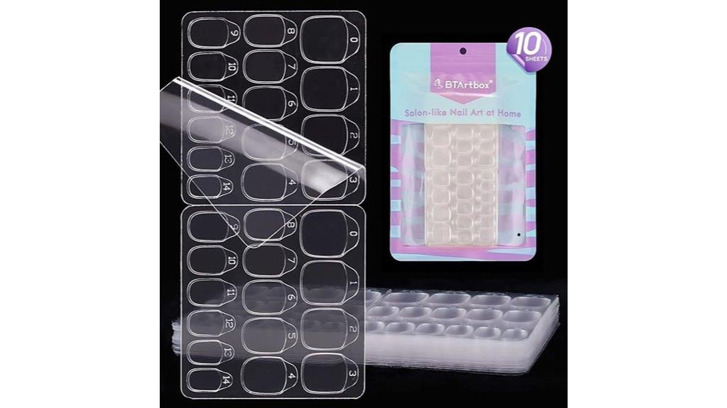 waterproof double sided nail stickers