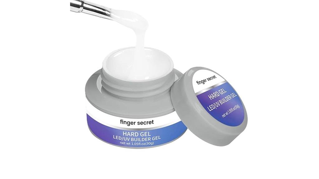 white 1oz nail builder gel