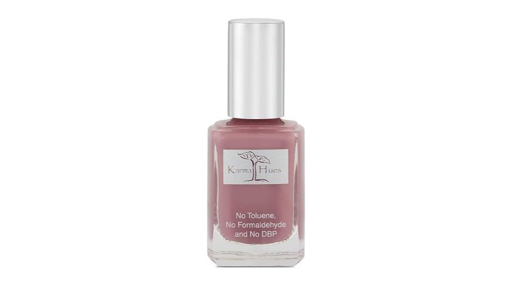 wine colored nail polish