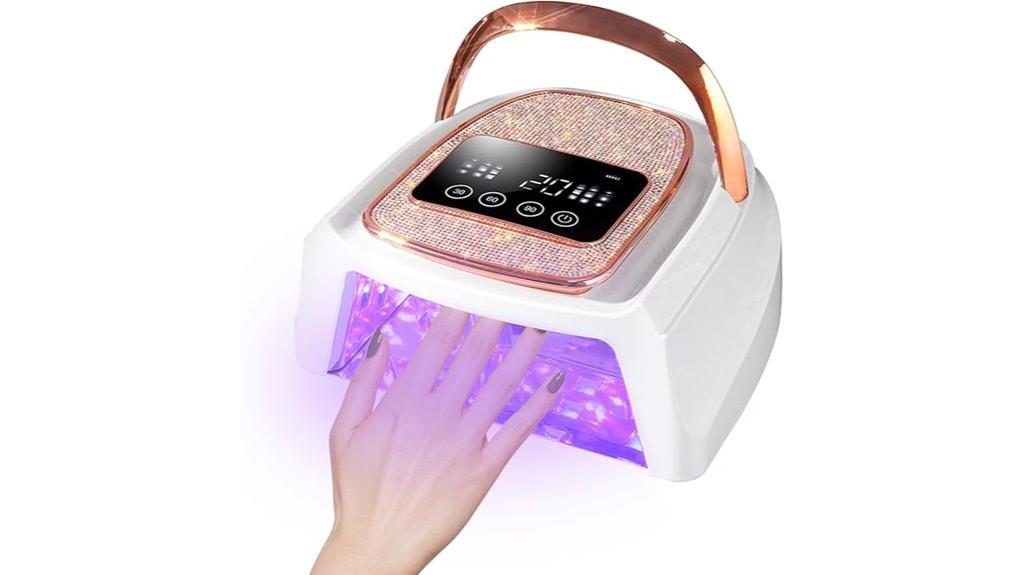 wireless nail lamp with uv dryer