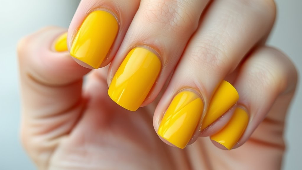 yellow nails signal underlying issues