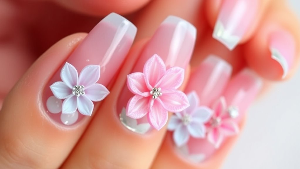 3d flower nail art techniques