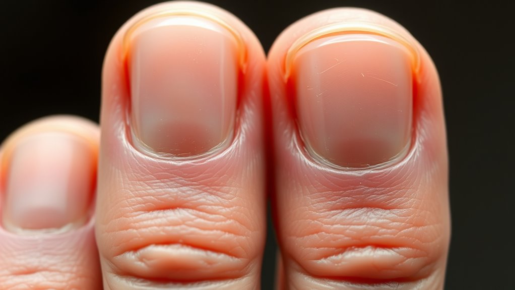 aging causes fragile ridges