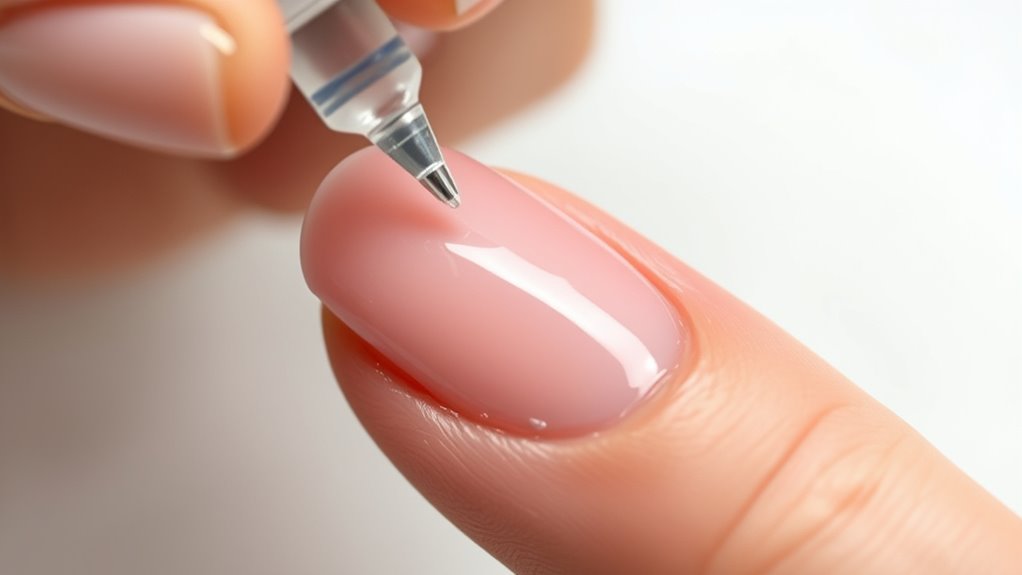 apply adhesive evenly carefully