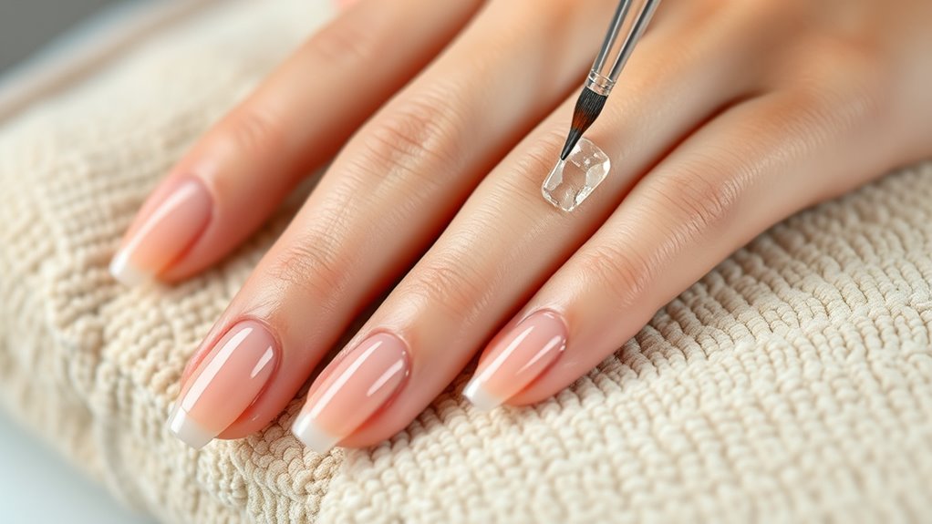 apply top coat smoothly