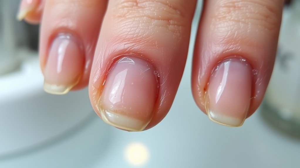 avoid excessive nail buffing