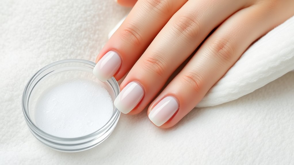 baking soda nail whitening