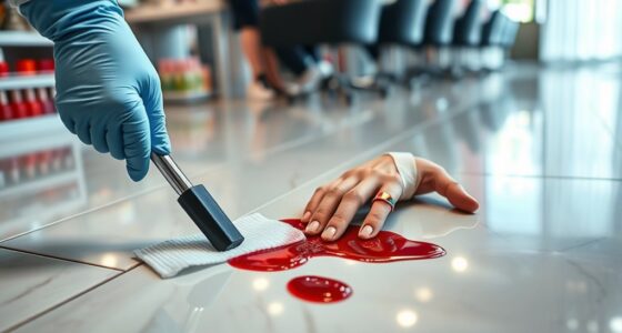 blood spill safety procedures