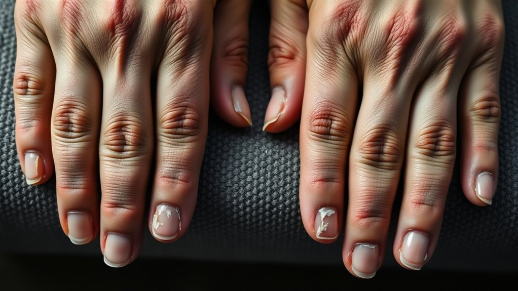 chronic stress damages nail health