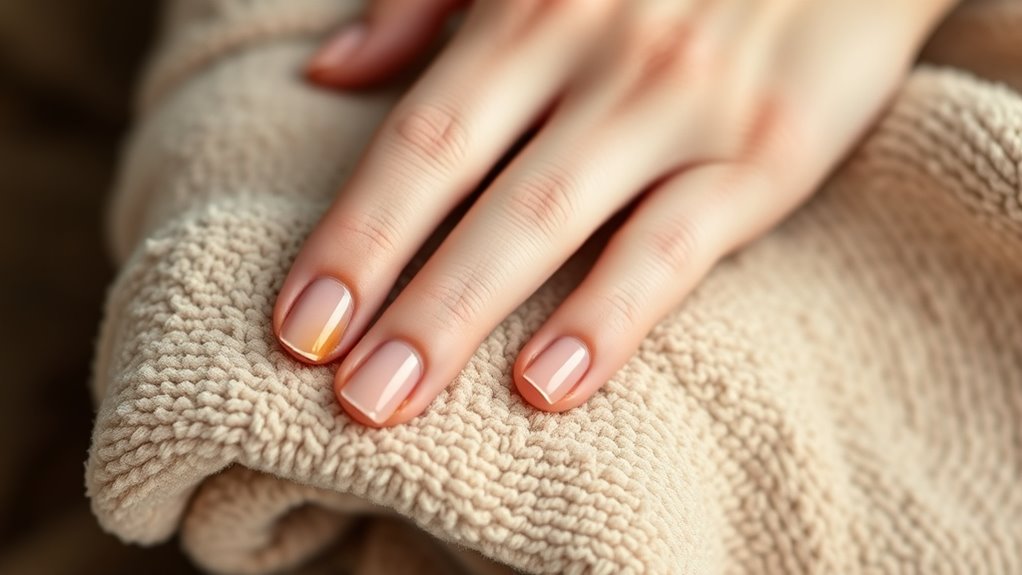coconut oil nourishes nails