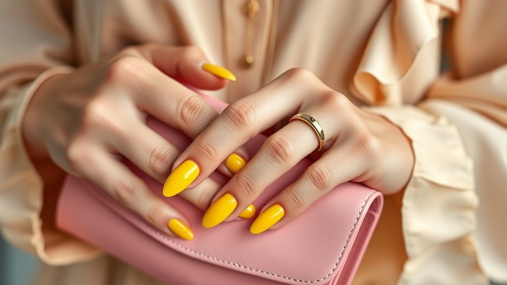 colorful nails complement accessories