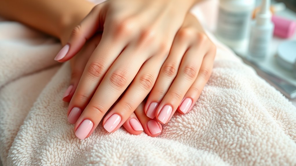 consistent gentle nail care