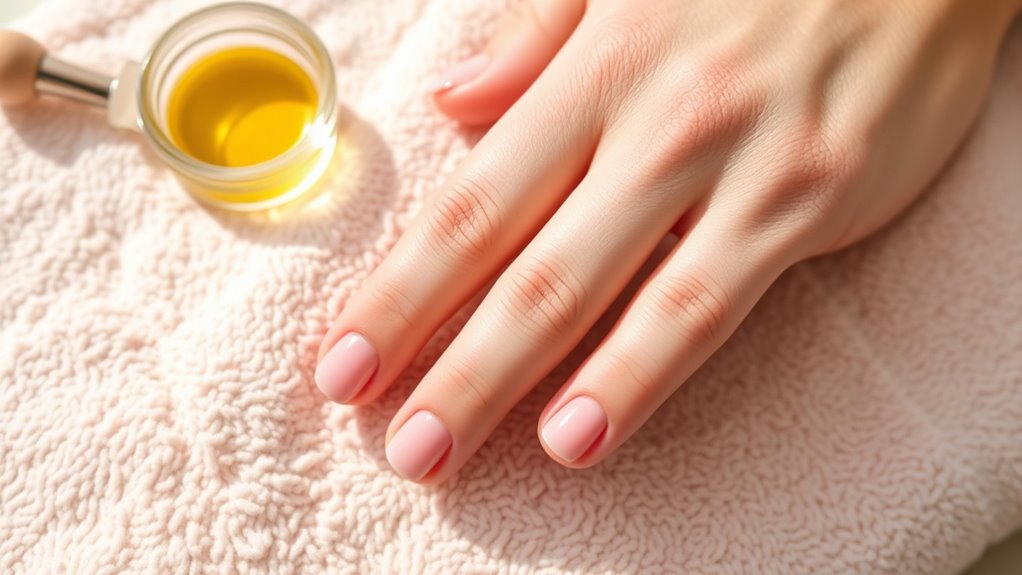consistent gentle nail care
